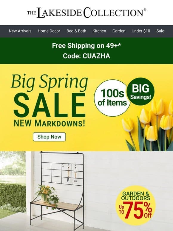 Up to 60% Off | Garden & Outdoors | New Markdowns