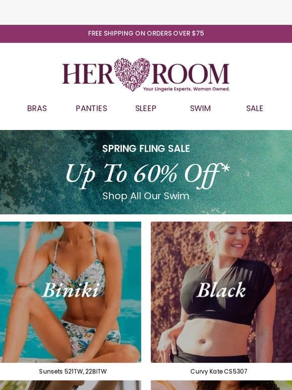 Up to 60% Off Spring Fling Sale is in Full Bloom!