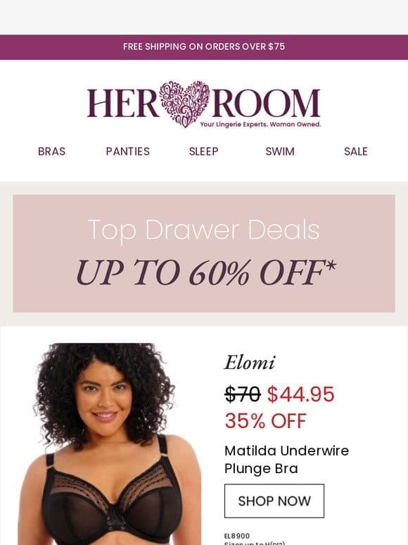 Up to 60% off Top Drawer Deals!