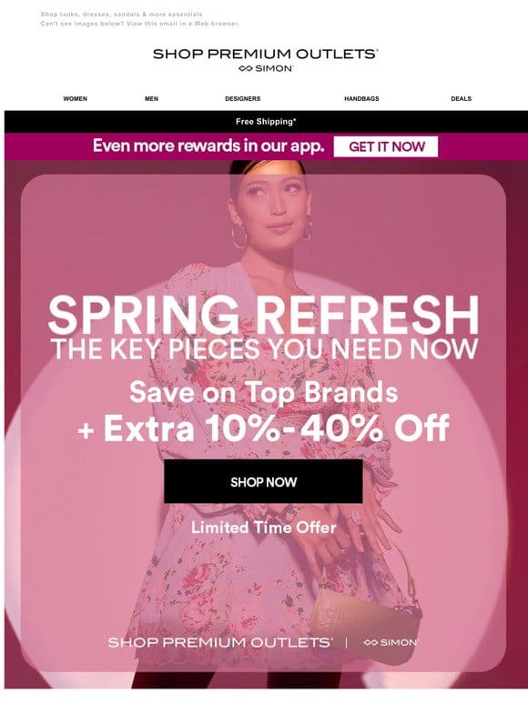 Up to 70% Off to Spring It On