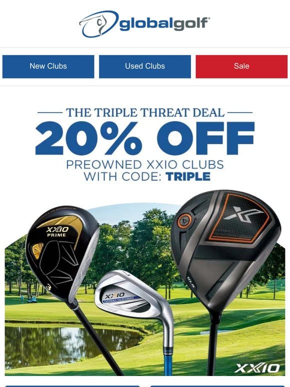Upgrade Your Game: 20% Off Preowned XXIO Clubs