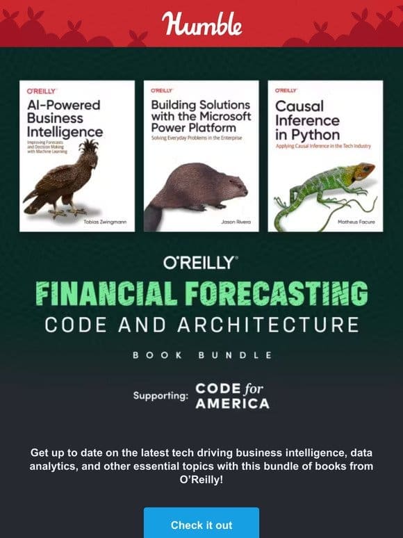 Upgrade your BI & data analytics game with this book bundle from O’Reilly!