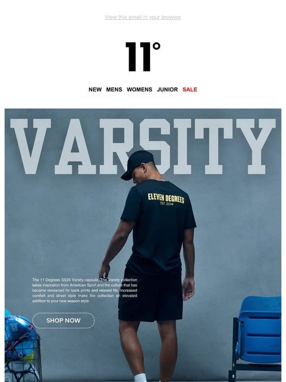 VARSITY COLLECTION NOW LIVE