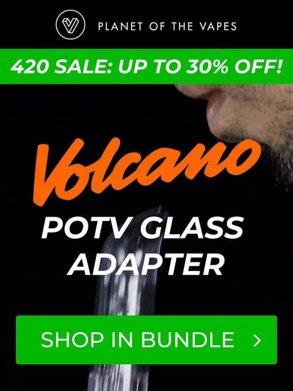 Volcano + POTV Glass Adapter