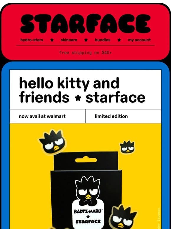 WALMART: HELLO KITTY x STARFACE ❤️