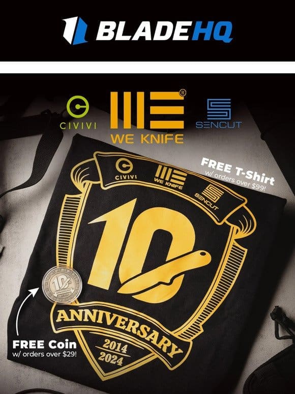 WE 10th Anniversary! Freebies & Sale Items!