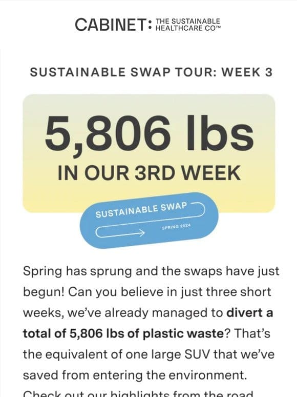WEEK 3   Make The Sustainable Swap
