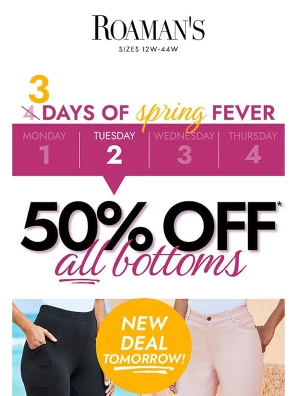 WELCOME TO: DAY #2 OF  SPRING  FEVER SALES!