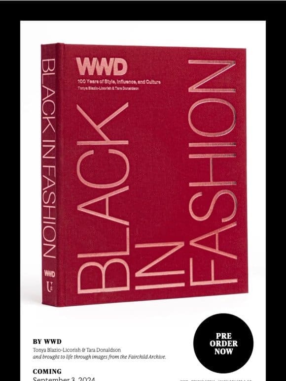 WWD Announces New Book “BLACK IN FASHION” Release Date
