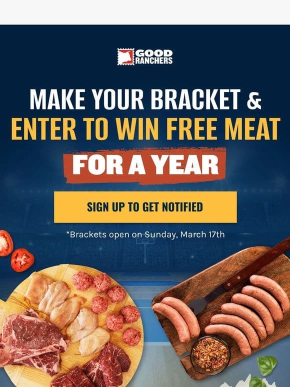 Wanna Win FREE MEAT for 1 Year?