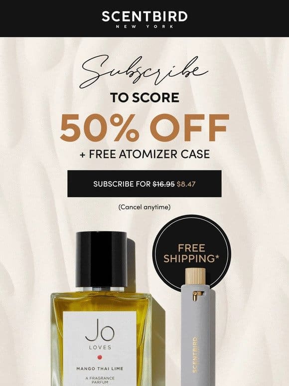 Want 50% Off & a FREE Case?