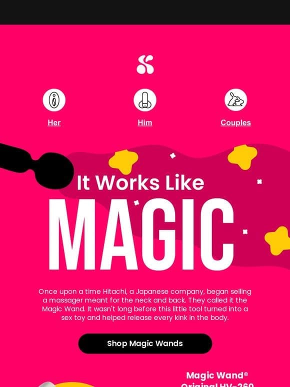 Wave your magic wand ✨