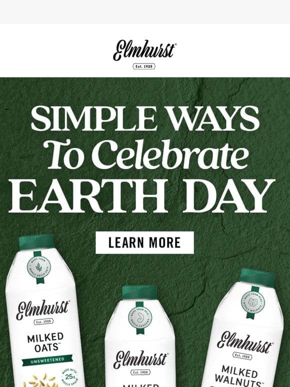 We Celebrate Earth Day， Every Day ?