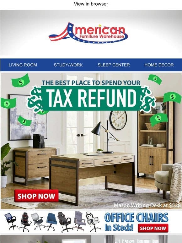 We know where you’re spending that tax refund