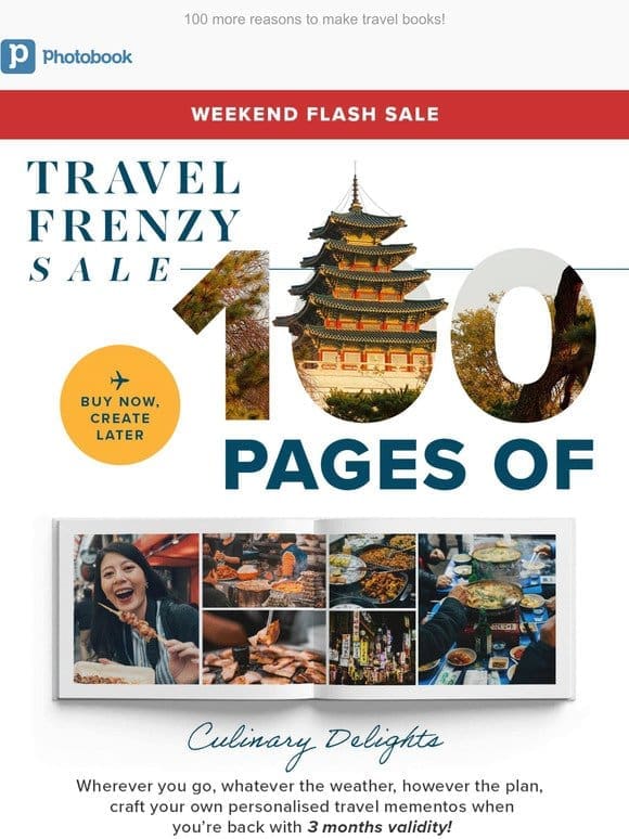 Weekend Flash Sale: 100 Pages Deal
