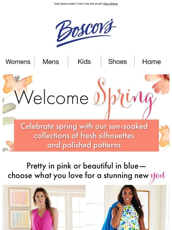 Welcome Spring With New Patterns & Collections
