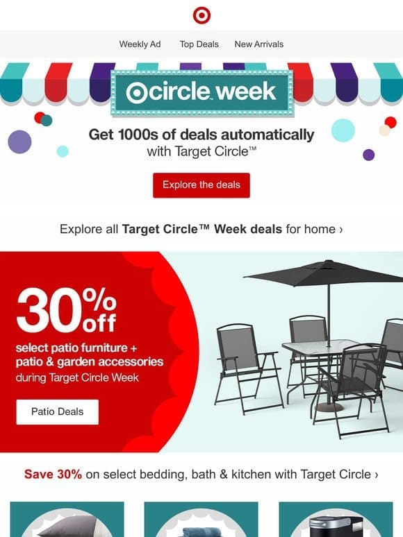 Welcome home! Save on all things home during Target Circle Week.