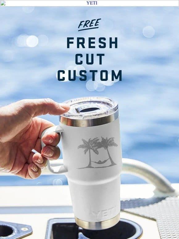 We’re Springing For Free Custom Drinkware