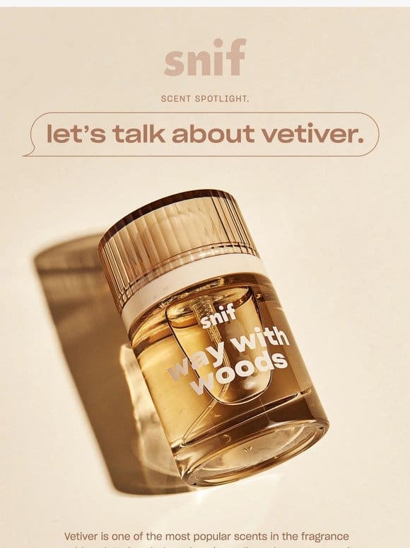 What does vetiver smell like?