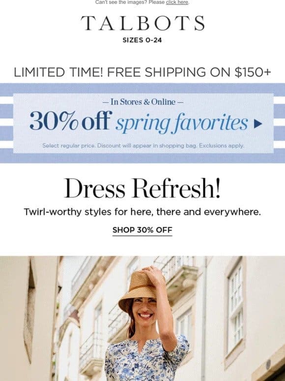 What’s 30% off? Gorgeous Dresses & MORE