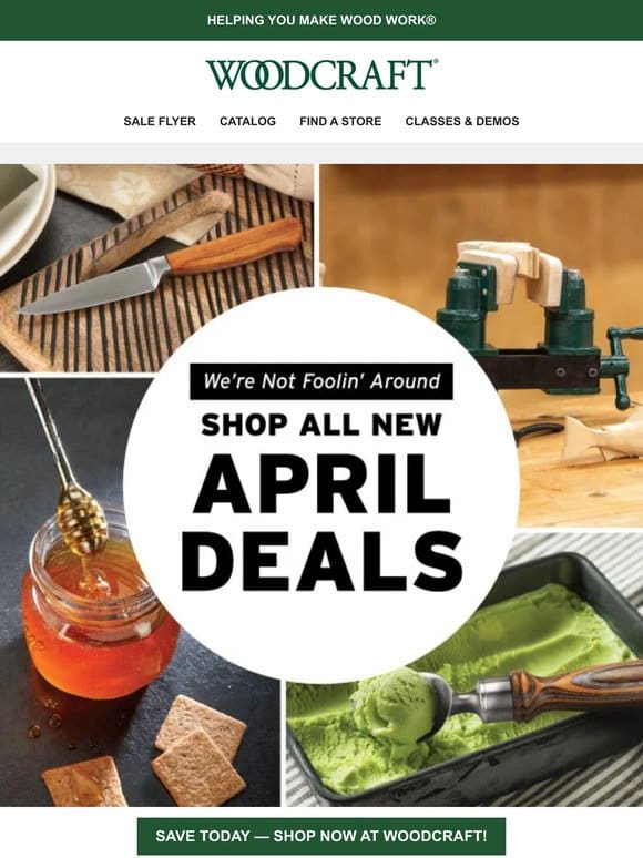 What’s On Sale at Woodcraft? Your Favs and More!