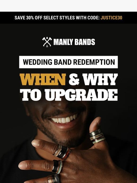When and Why to Upgrade Your Wedding Band