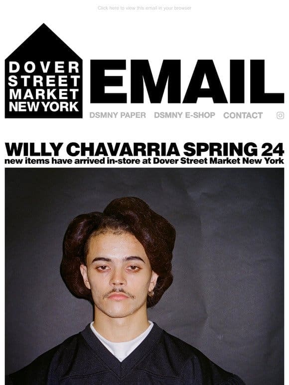 Willy Chavarria Spring 24 new items have arrived at Dover Street Market New York
