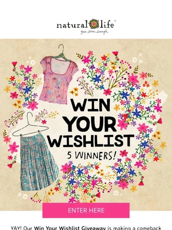 Win Your Spring Wishlist!  ✨