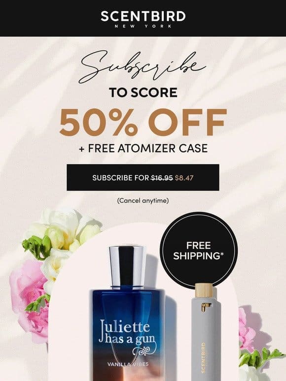 You Just Scored 50% OFF + FREE GIFT!