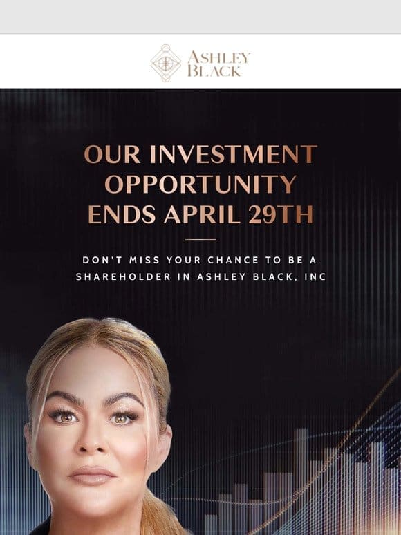 Your Chance To Become A Shareholder Ends On Monday April 29th!