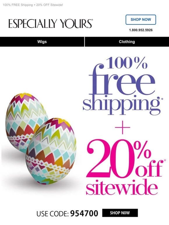 Your Easter Code Expires @ Midnite…