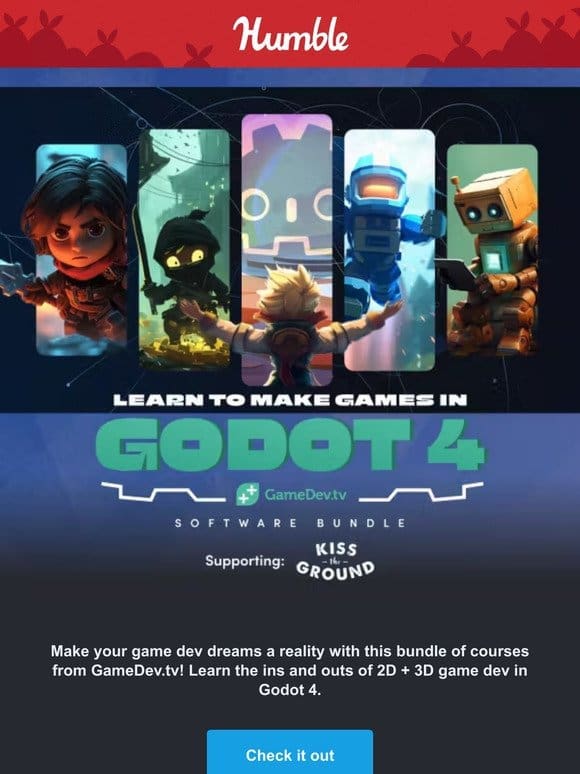 Your game dev career starts with this bundle of online courses on Godot 4! ???