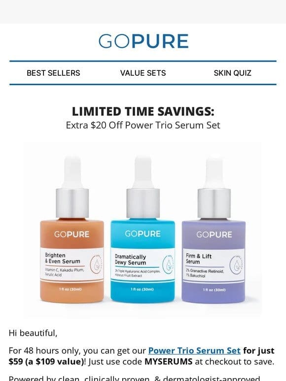 Your skin is gonna LOVE this deal