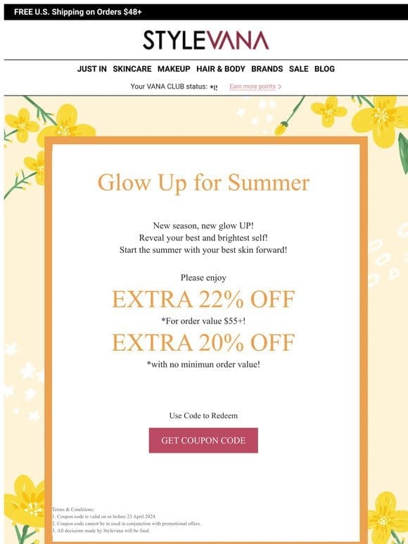 Your summer glow up begins NOW!