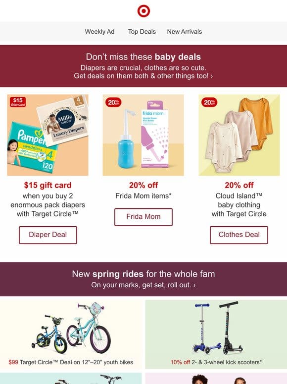 Your weekly reminder to check out the baby deals…