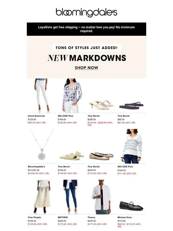 You’re gonna want to see these new markdowns