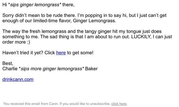 a love note to ginger lemongrass