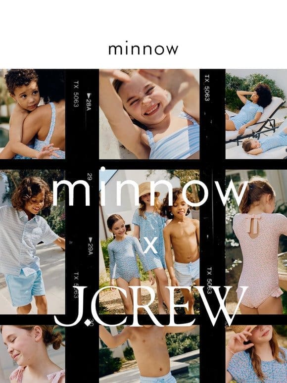coming soon: minnow x J.Crew