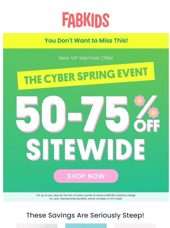 fwd: 50-75% off sitewide!?
