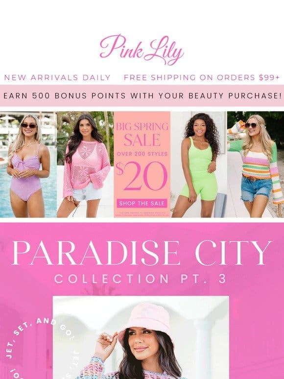 just dropped: PART 3 of the Paradise City Collection