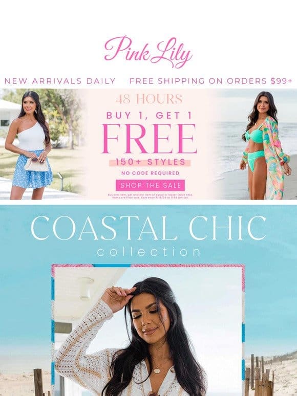 just washed ashore: Coastal Chic Collection