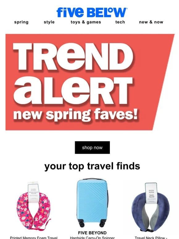 majorly trending: the travel shop ✈️