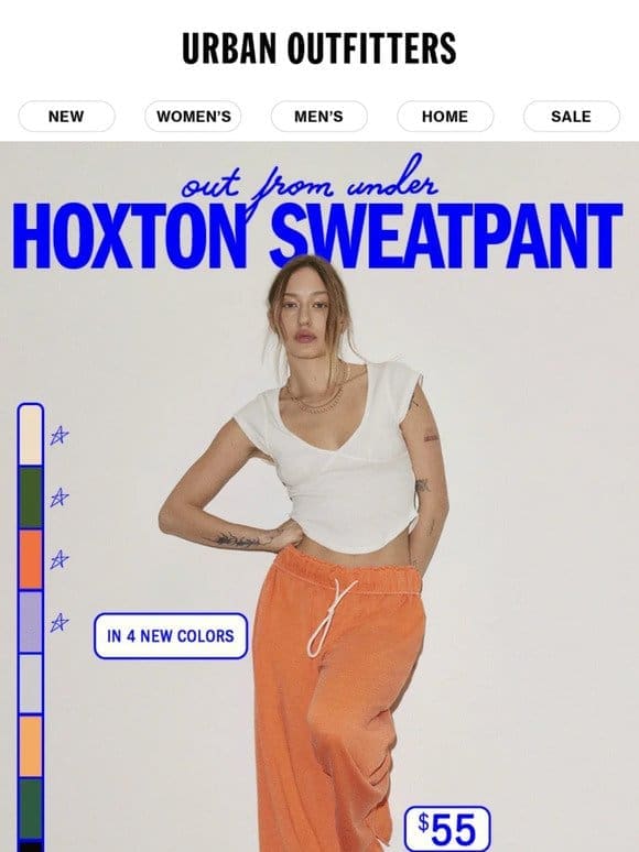 our favorite sweatpant in 4 new colors