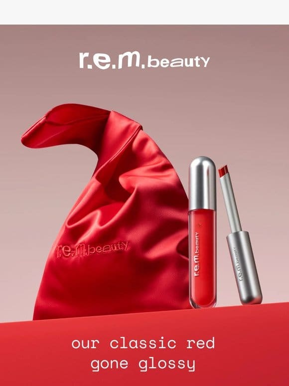 the limited edition “eternally red lip set”  ♡