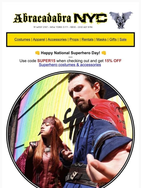 ‍♂️ SUPER Savings for National Superhero Day!