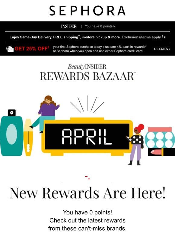 —， get your hands on these new rewards from Tower 28 Beauty， Skinfix， and more