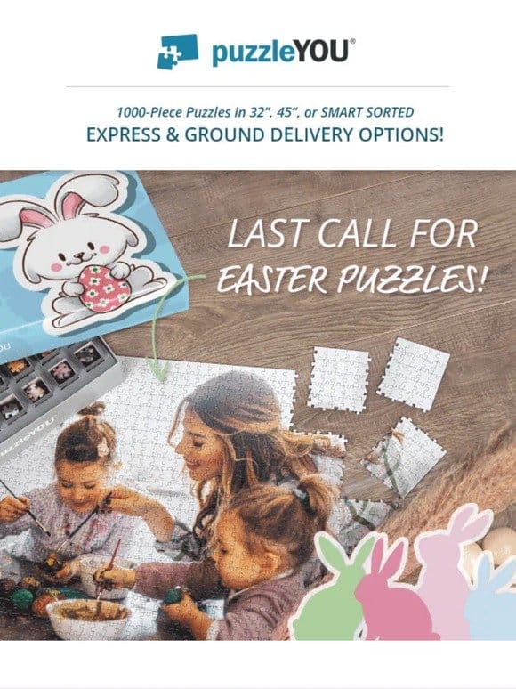 ⌛ Last days to order for Easter!
