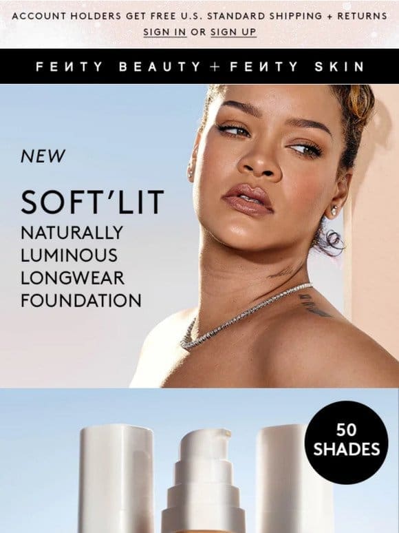 ☀ Rise up—New Soft’lit Foundation is here