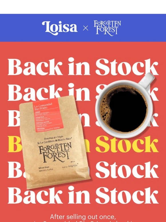 ☕️   BACK IN STOCK: Single-Origin Puerto Rican Coffee