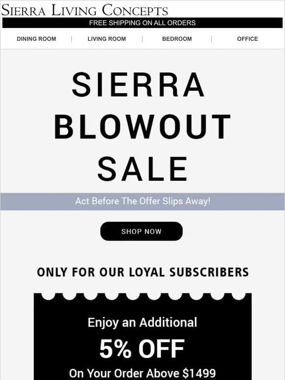 ⚠️Catch it now! Sierra’s special deal is slipping away fast!